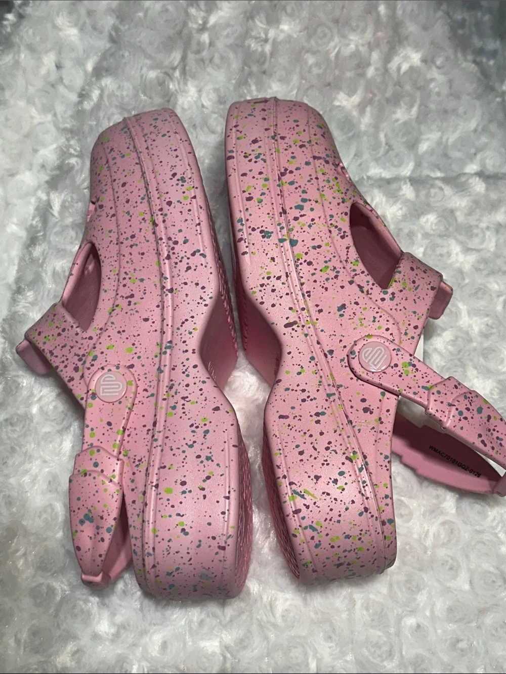 Justice Pink Star-Cut Splash Sandals